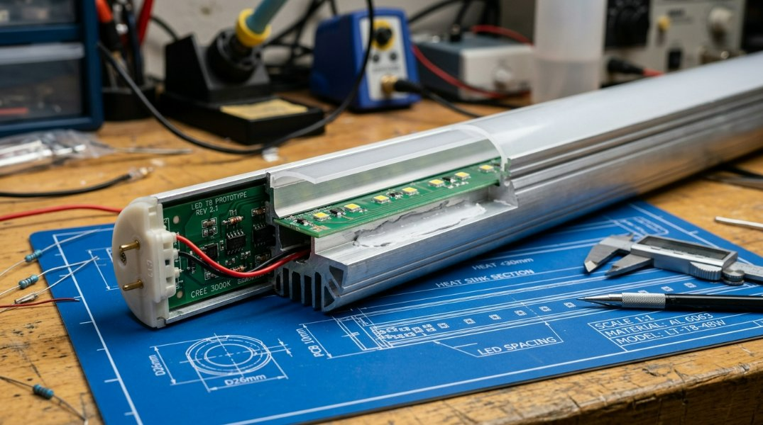 10mm PCB کے ساتھ LED T8 ٹیوب ہاؤسنگ کے لیے 2026 الٹیمیٹ گائیڈ: تھرمل ڈیٹا، 3D CAD اور UL تعمیل